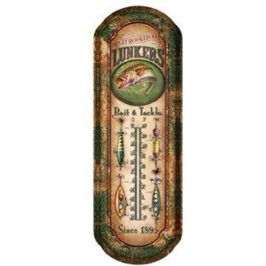 🆕🏬 AUCTION PRICE BEST FISHING LURE TIN THERMOMETER👩🏻‍⚖️